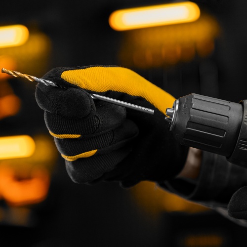 Сверло спиральное по металлу 4 х 119 мм, Р6М5, Golden Tip, удлиненное Denzel фото 8