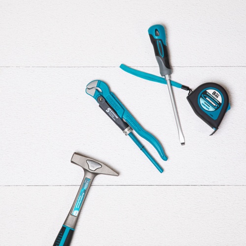 Ключ трубный рычажный, №0, 0.5, цельнокованый, CrV, тип "S" Gross фото 6