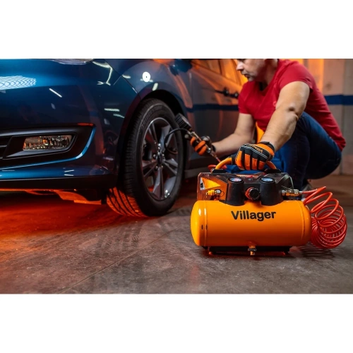 Аккумуляторный воздушный компрессор Villager VAT 0640 062799 фото 6