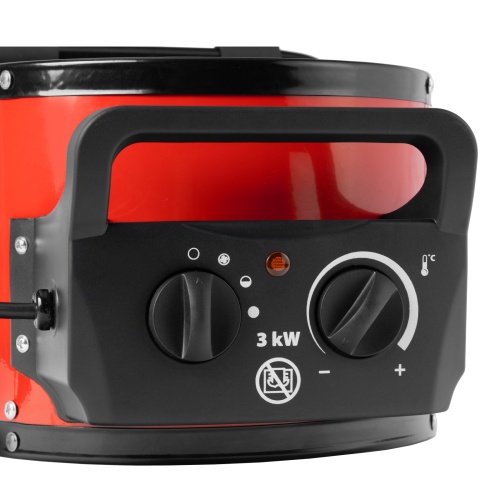 Тепловая пушка керамическая FH-3000, 3 кВт, 3 режима, термостат MTX фото 9