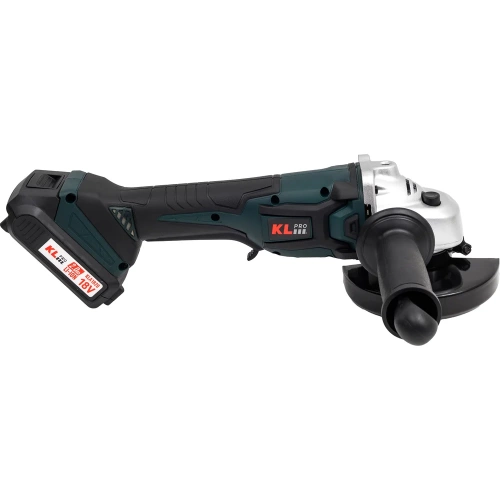 Профессиональная бесщеточная ушм (болгарка) аккумуляторная KLPRO KLAT18B-20 18 v, 2.0 ah, li-ion 14001 фото 4