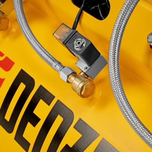 Компрессор безмасляный, малошумный  DLS 2250/100, 2250 Вт, 3x750, 100 л, 410 л/мин блок управления/ Denzel фото 30