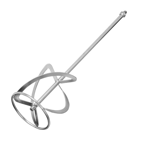 Насадка для миксера, для тяжелых растворов, 160 х 590 мм, оцинкованная, хвостовик резьба М14 Сибртех