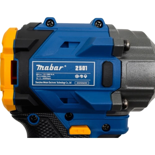 Аккумуляторный бесщёточный MABAR Винтовёрт УДАРНЫЙ, ( модели 2501-МК-4. 0АН) , 1*6 new 2501-МК-4.0АН фото 7