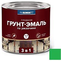 Грунт-эмаль Proremontt 3 в 1 зеленая 1,7 кг