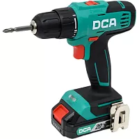 Аккумуляторная дрель-шуруповерт DCA 20В, 1 АКБ 2,0 А*ч ADJZ2035 (TYPE ADM)
