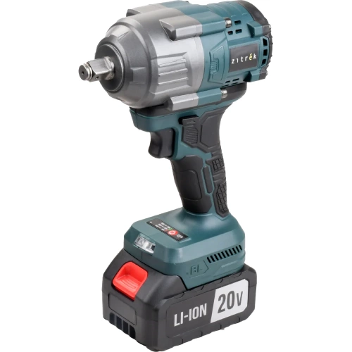 Аккумуляторный бесщеточный гайковерт Zitrek Crusher 20 PRO в кейсе, 20В, 800 Нм, 2x4.0Ач 085-1020 Аккумуляторный бесщеточный гайковерт Zitrek Crusher 20 PRO в кейсе, 20В, 800 Нм, 2x4.0Ач 085-1020