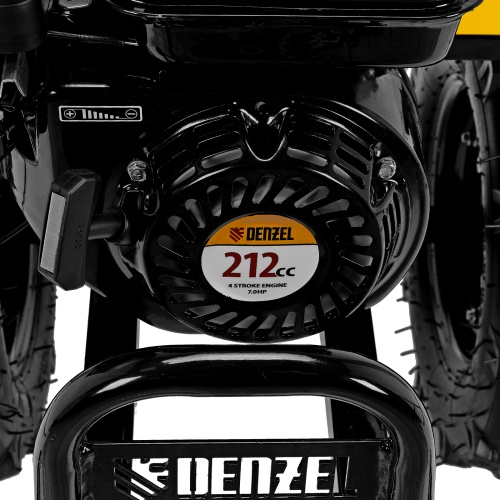 Мотоблок DPT-370X, 7 л.с, дисковое сцепление, ширина 90 см, глубина 35 см, фрез 3 х 4, ВОМ, передачи 3В/1Н Denzel фото 6