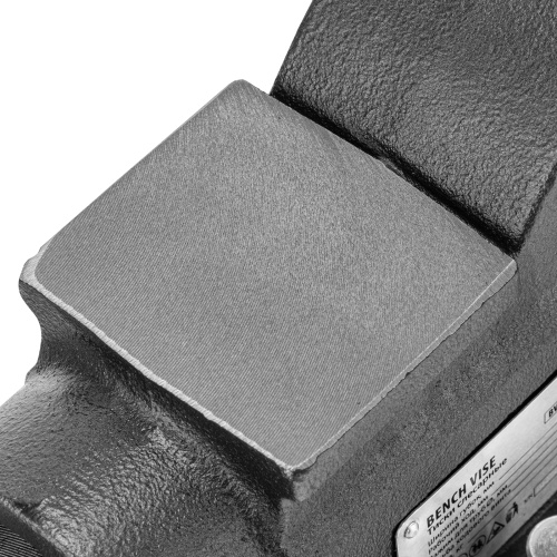 Тиски слесарные BVH-125, 125 мм, поворотные, стальная направляющая, с наковальней //Denzel фото 12