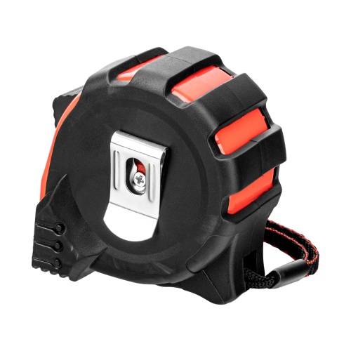 Рулетка Status Magnet 3 fixations,5 м х 25 мм,обрезиненный корпус,зацеп с магнитом Matrix фото 2