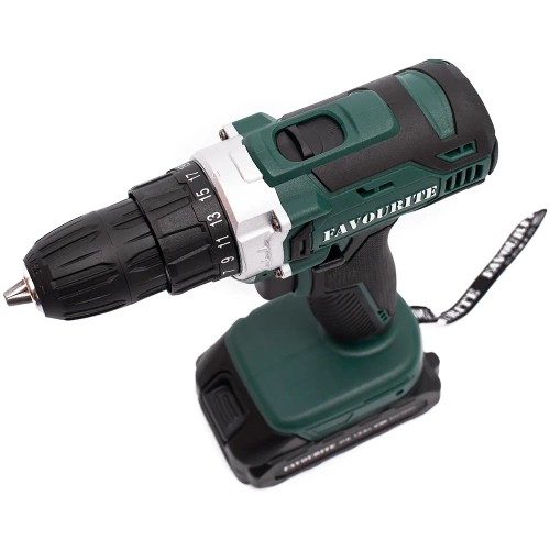 Аккумуляторная дрель-шуруповерт FAVOURITE 21 В, 1.5 Ач, 0-500/0-1800 об/мин, 40 Hm, 18+1 кейс, в комплекте ЗУ, 2хАКБ 1.5 Ач OBS 21 DC SET PROMO 158121021 фото 6 Аккумуляторная дрель-шуруповерт FAVOURITE 21 В, 1.5 Ач, 0-500/0-1800 об/мин, 40 Hm, 18+1 кейс, в комплекте ЗУ, 2хАКБ 1.5 Ач OBS 21 DC SET PROMO 158121021 фото 6