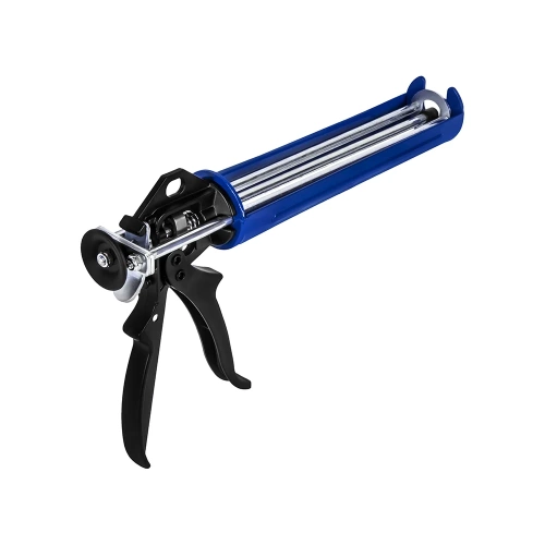 Пистолет для химических анкеров КОБАЛЬТ 300 мл., скелетный стальной корпус, 3-х штоковый поршень, усилие 16:1 924-115 фото 4