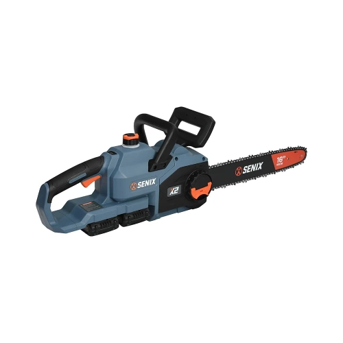 Пила цепная аккумуляторная SENIX 2x2 40V, 40см, 2 акб, 1зу CSX2-M2-EU фото 6 Пила цепная аккумуляторная SENIX 2x2 40V, 40см, 2 акб, 1зу CSX2-M2-EU фото 6
