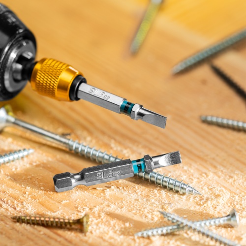 Бита SL5,0х50мм, сталь S2, шестигр., 10шт. Gross фото 13