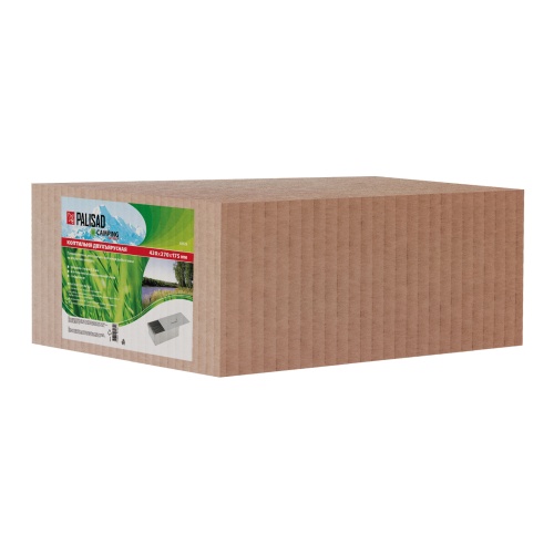 Коптильня двухъярусная 420 x 270 x 175 мм, нержавеющая сталь, 0.8 мм. с поддоном, Camping Palisad фото 6