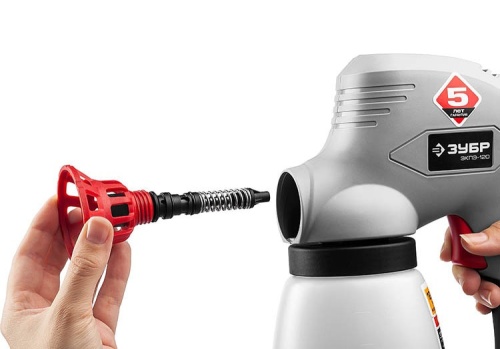 Краскопульт электрический Зубр Мастер ЗКПЭ-120 фото 7