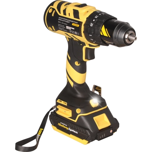 Аккумуляторный шуруповерт Hanskonner HCD1865I фото 9