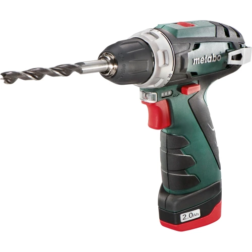 Аккумуляторная дрель-шуруповерт Metabo PowerMaxx BS 12 В, 2х2 Ач, Li-Ion, LC40, патрон, кейс 600080500 Аккумуляторная дрель-шуруповерт Metabo PowerMaxx BS 12 В, 2х2 Ач, Li-Ion, LC40, патрон, кейс 600080500