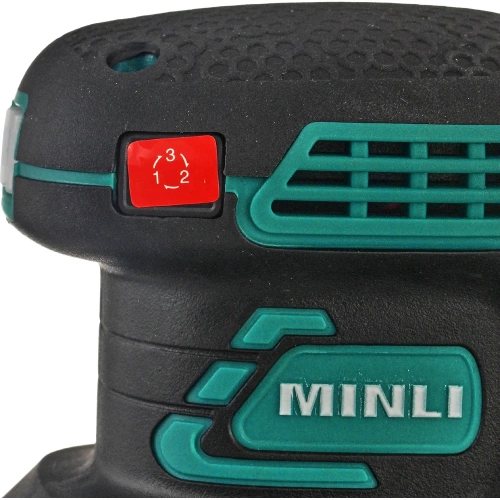Аккумуляторная бесщеточная эксцентриковая шлифовальная машина MINLI 110x100mm Li-ion 18Vx2 DC701-2.0A фото 11