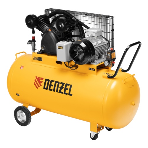 Компрессор воздушный рем. привод BCV 5500-T/270, 5,5 кВт, 270 литров, 850 л/мин Denzel фото 2