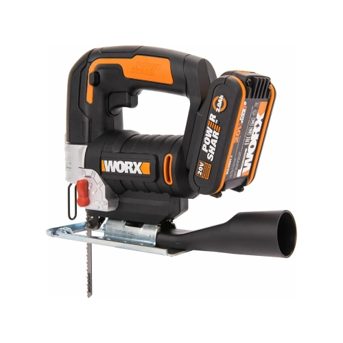 Аккумуляторный лобзик WORX 20 В, 1x2 Ач, кейс WX543 Аккумуляторный лобзик WORX 20 В, 1x2 Ач, кейс WX543