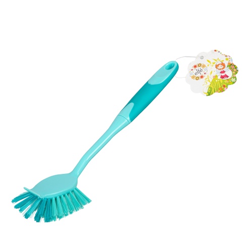 Щетка для посуды квадратная 68 х 37 х 275 мм, двухкомпонентная рукоятка Elfe фото 7