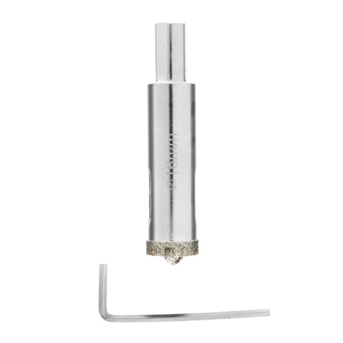 Сверло алмазное по керамограниту, 16 х 67 мм, трехгранный хвостовик Matrix фото 3