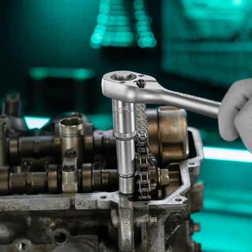 Головка торцевая удлиненная, 12 мм, шестигранная, CrV, под квадрат 1/2 Stels фото 7