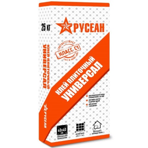 Клей для плитки Русеан Универсал 25 кг