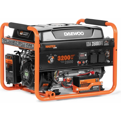 Двухтопливный генератор Daewoo Бензин + Газ GDA 3500 DFE