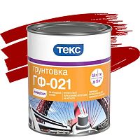 Грунтовка антикоррозионная Текс ГФ-021 Универсал красно-коричневая 1 кг