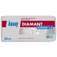 Штукатурка цементная декоративная Knauf Диамант Короед 1,5 мм 25 кг