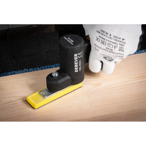 Плоскошлифовальная вибрационная пневматическая машина DeBever орб. ход 1,5 мм; 18000 об/мин DB-4500 фото 9