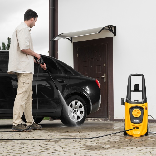 Моечная машина высокого давления R-170, 2000 Вт, 170 бар, 360 л/ч, колесная Denzel фото 25