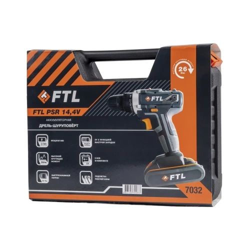 Дрель-шуруповерт FTL PSR 14.4V 7032 фото 11