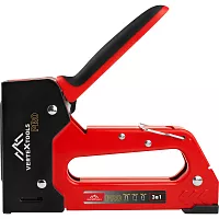 Степлер строительный vertextools PRO многофункциональный 3В1 (тип 140, 53, 36) 0043-08