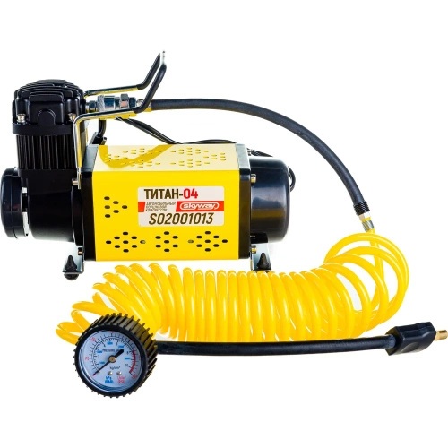 Металлический компрессор 100л/мин с крокодилами в сумке 10АТМ SKYWAY ТИТАН-04 S02001013 фото 11