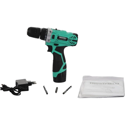 Дрель аккумуляторная TRUSTFIELD 12В, 20Нм, БЗП 10мм, 2 ск., 0-350/0-1350об/мин, 2 акб 1.5Ач,ЗУ ETCD-12.2.1 фото 5 Дрель аккумуляторная TRUSTFIELD 12В, 20Нм, БЗП 10мм, 2 ск., 0-350/0-1350об/мин, 2 акб 1.5Ач,ЗУ ETCD-12.2.1 фото 5