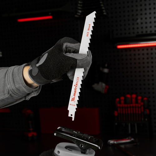 Полотна по дереву для сабельной пилы S1111K 200/8.5 мм, HCS, 2 шт, Pro Matrix фото 7