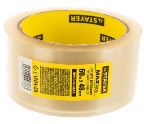 Лента клейкая Stayer Max Tape 1204-50 48мм х 60м