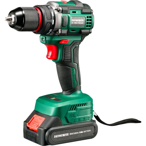 Дрель-шуруповёрт аккумуляторный FAVOURITE DC NB21 PROMO Li-ion, 21В, бесщёточн. 121157221 Дрель-шуруповёрт аккумуляторный FAVOURITE DC NB21 PROMO Li-ion, 21В, бесщёточн. 121157221