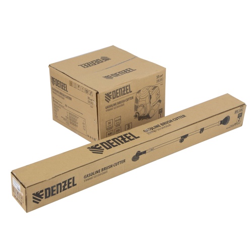 Триммер бензиновый DTL-33S, 33 см3, разъемная штанга, состоит из 2 частей Denzel фото 18