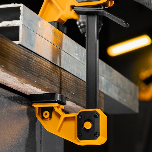 Струбцина F-образная, быстрозажимная, 150 х 80 мм, усиленный нейлоновый корпус Denzel фото 10