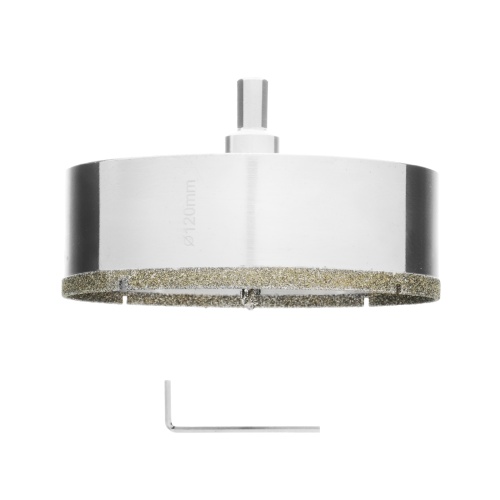 Сверло алмазное по керамограниту, 120 х 67 мм, трехгранный хвостовик Matrix фото 3