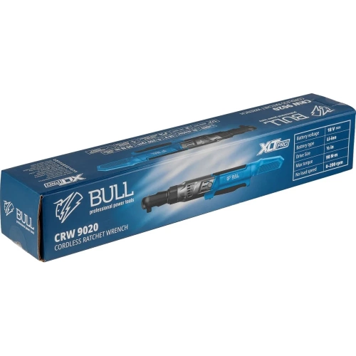 Аккумуляторная угловая трещотка (гайковерт) BULL CRW 9020 в кор. 90 Нм, 0-200 об/мин., LED 1333566 фото 8