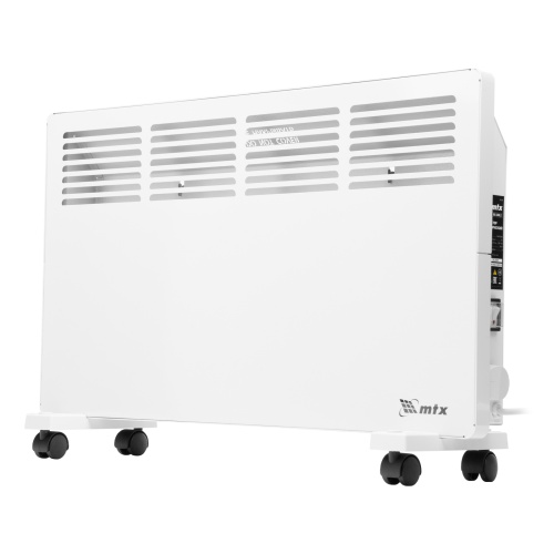 Конвектор электрический КМ-2000.2, 230 В, 2000 Вт, X-образный нагреватель, колеса, термостат MTX фото 2