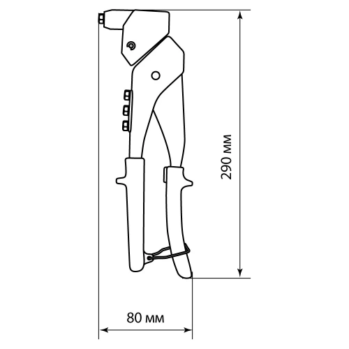 Заклепочник ручной TDM ELECTRIC ЗР-01 поворотный, 360 Алмаз SQ1037-0101 фото 8 Заклепочник ручной TDM ELECTRIC ЗР-01 поворотный, 360 Алмаз SQ1037-0101 фото 8