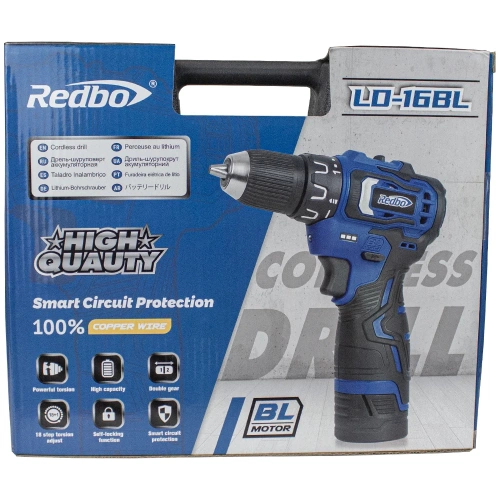 Аккумуляторная дрель Redbo LD-16BL 19389 фото 10