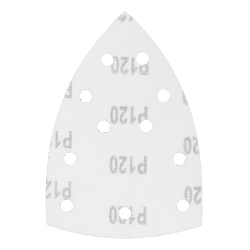 Треугольник абразивный на ворc. подложке под "липучку", перф., P 120, 150х150х100 мм, 5 шт. Denzel фото 2