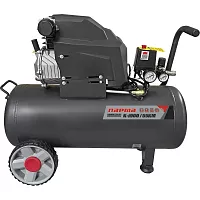 Компрессор Парма K-1900/55КМ (масляный коаксильный, 1800Вт, 55л, 276л/мин, 10бар, вых. 2шт/рапид) 02.014.00012